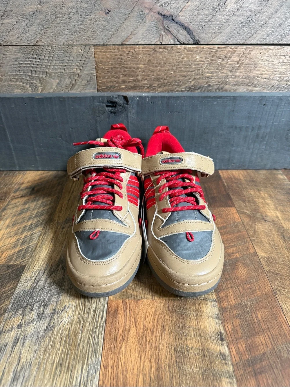 Adidas Forum 84 Camp Low GV6785 Brown Red Sneakers NWT Men’s 7 Women’s 8